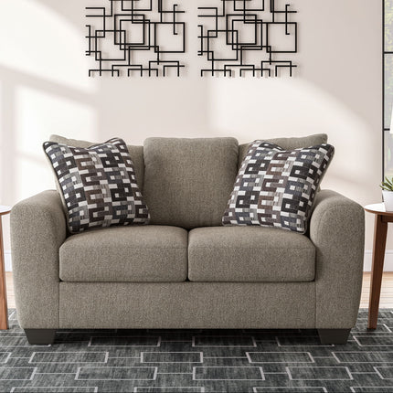 Triston-Peaks - Loveseat - Suede