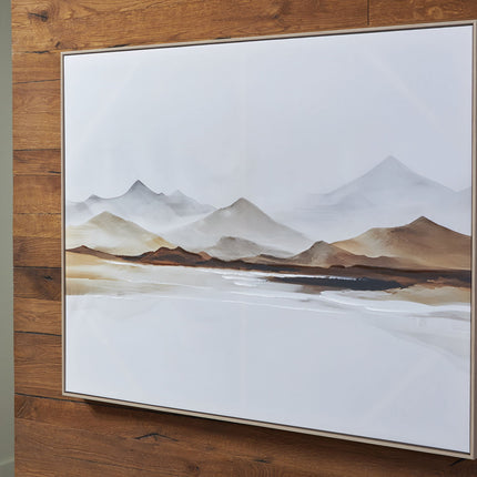 Karalen - Wall Art - White / Gray / Brown