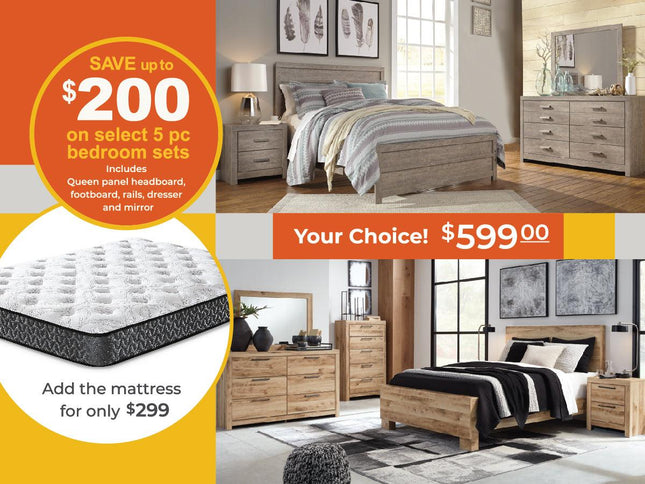Culverbach Queen 5 Piece Online Special Ashley Furniture Yakima WA